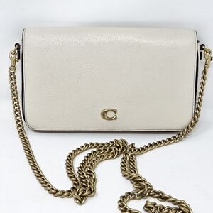 Coach Mila Crossbody In Ivory Leather